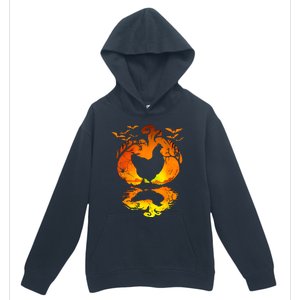 Chicken Halloween Costume Pumpkin Chicken Lovers Fall Season Urban Pullover Hoodie