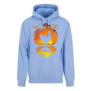 Chicken Halloween Costume Pumpkin Chicken Lovers Fall Season Unisex Surf Hoodie