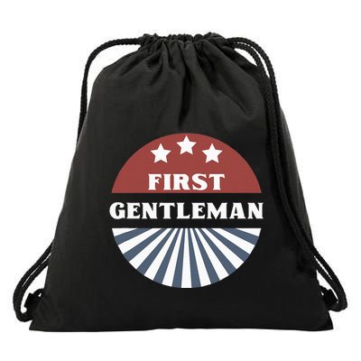 Couples Halloween Costume First Gentleman Drawstring Bag
