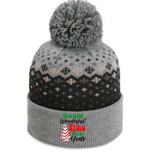 Cute Holiday Christmas Xmas Wonderful Tree Merry Santa Humor The Baniff Cuffed Pom Beanie