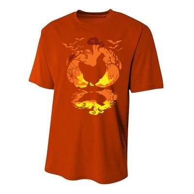 Chicken Halloween Costume Pumpkin Chicken Lovers Fall Season Performance Sprint T-Shirt