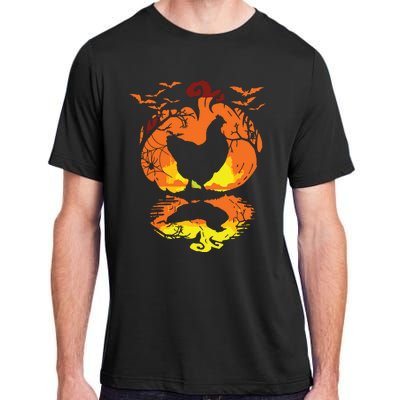 Chicken Halloween Costume Pumpkin Chicken Lovers Fall Season Adult ChromaSoft Performance T-Shirt