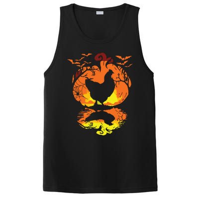 Chicken Halloween Costume Pumpkin Chicken Lovers Fall Season PosiCharge Competitor Tank