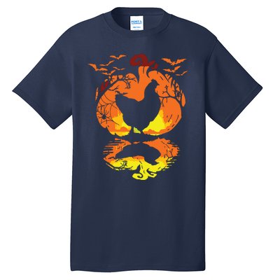 Chicken Halloween Costume Pumpkin Chicken Lovers Fall Season Tall T-Shirt