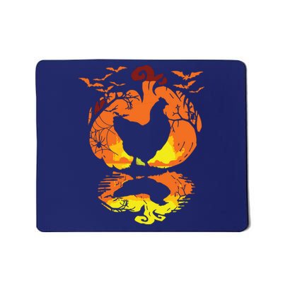 Chicken Halloween Costume Pumpkin Chicken Lovers Fall Season Mousepad