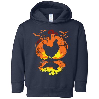 Chicken Halloween Costume Pumpkin Chicken Lovers Fall Season Toddler Hoodie