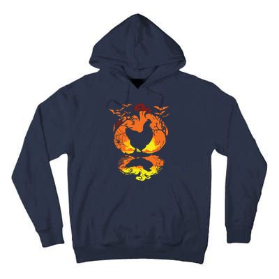 Chicken Halloween Costume Pumpkin Chicken Lovers Fall Season Tall Hoodie