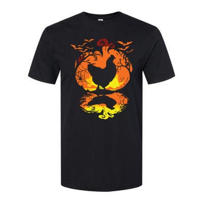 Chicken Halloween Costume Pumpkin Chicken Lovers Fall Season Softstyle CVC T-Shirt