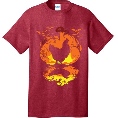 Chicken Halloween Costume Pumpkin Chicken Lovers Fall Season T-Shirt