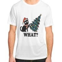 Cute Holiday Christmas Xmas Cat Cats Funny Tree Lights Adult ChromaSoft Performance T-Shirt