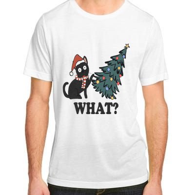 Cute Holiday Christmas Xmas Cat Cats Funny Tree Lights Adult ChromaSoft Performance T-Shirt