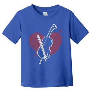 Cello Heart Cellist Musical Instrut Orchestra Musician Gift Toddler T-Shirt