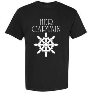 Cruise Her Captain His Anchor Couple Garment-Dyed Heavyweight T-Shirt