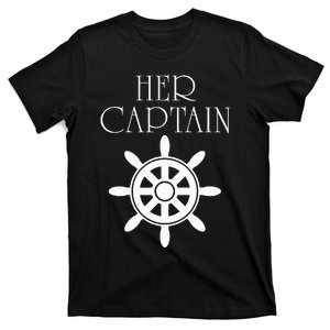 Cruise Her Captain His Anchor Couple T-Shirt