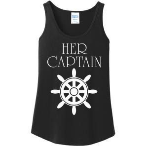 Cruise Her Captain His Anchor Couple Ladies Essential Tank