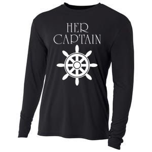 Cruise Her Captain His Anchor Couple Cooling Performance Long Sleeve Crew