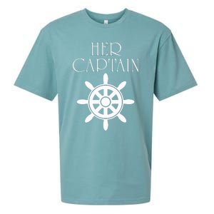 Cruise Her Captain His Anchor Couple Sueded Cloud Jersey T-Shirt