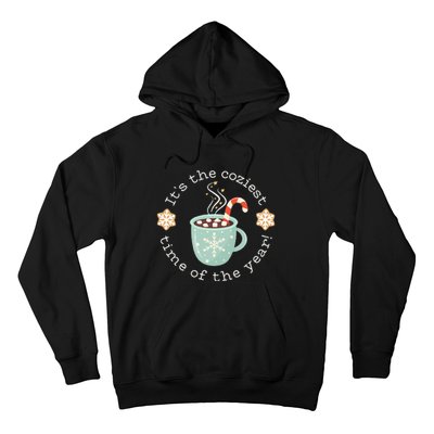 Christmas Hot Cocoa Snowflake Mug Coziest Time of the Year  Hoodie