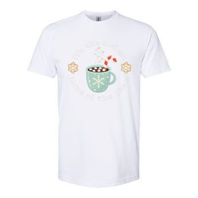 Christmas Hot Cocoa Snowflake Mug Coziest Time of the Year  Softstyle® CVC T-Shirt