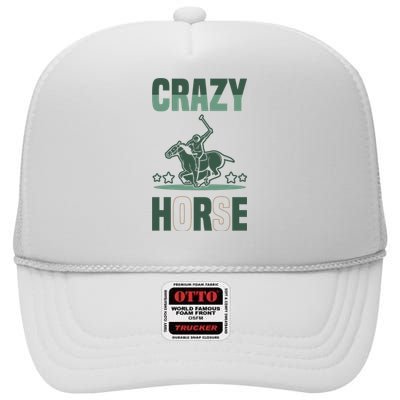 Crazy Horse High Crown Mesh Back Trucker Hat