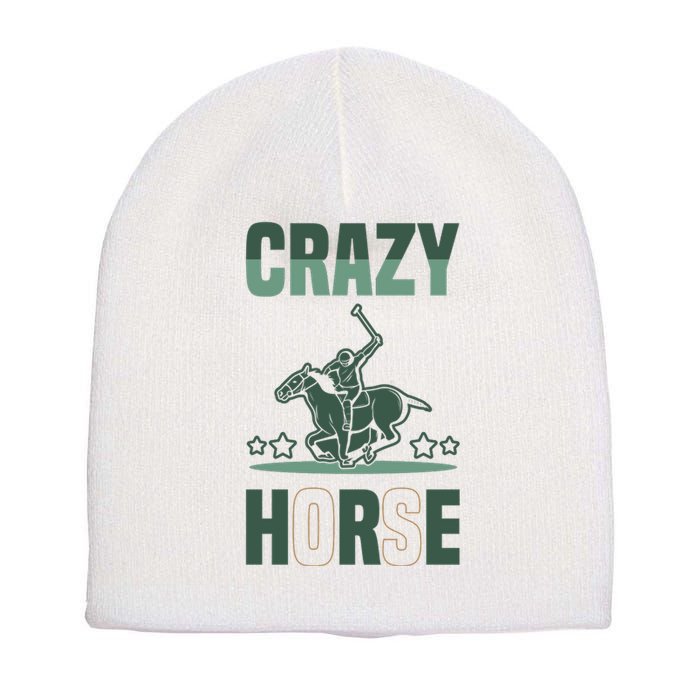 Crazy Horse Short Acrylic Beanie