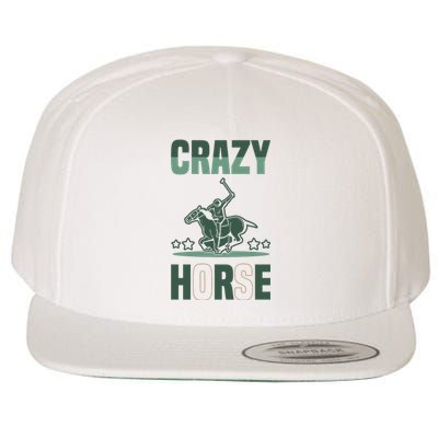 Crazy Horse Wool Snapback Cap