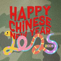 Cute Happy Chinese New Year 2025 Year Of The Snake Legacy Tie Dye Trucker Hat