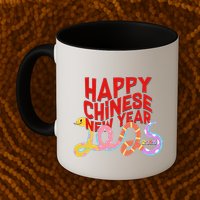 Cute Happy Chinese New Year 2025 Year Of The Snake Mug