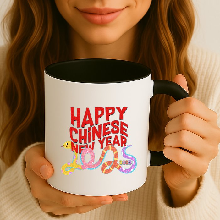 Cute Happy Chinese New Year 2025 Year Of The Snake Mug