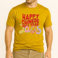 Cute Happy Chinese New Year 2025 Year Of The Snake Performance Shirt