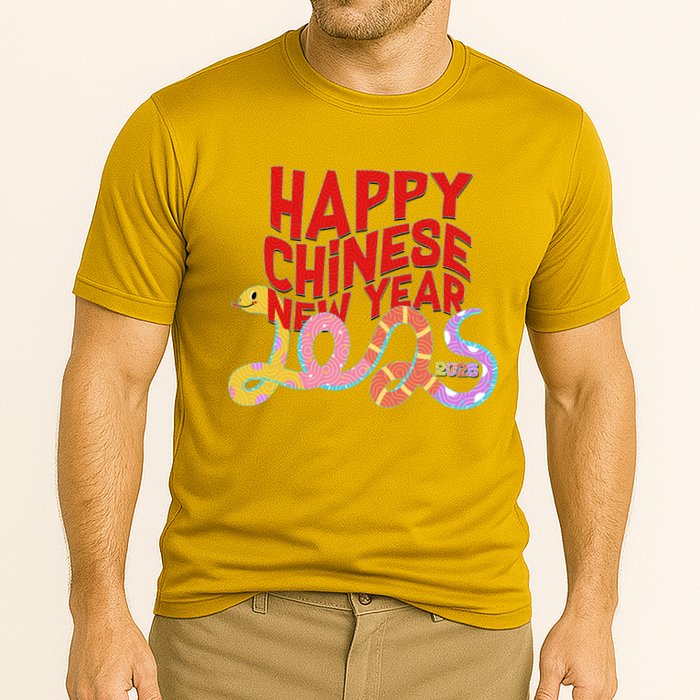 Cute Happy Chinese New Year 2025 Year Of The Snake Performance Shirt