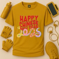 Cute Happy Chinese New Year 2025 Year Of The Snake Performance Shirt