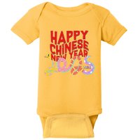 Cute Happy Chinese New Year 2025 Year Of The Snake Baby Bodysuit