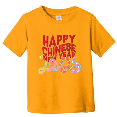 Cute Happy Chinese New Year 2025 Year Of The Snake Toddler T-Shirt