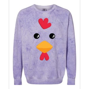 Chicken Halloween Costume Colorblast Crewneck Sweatshirt