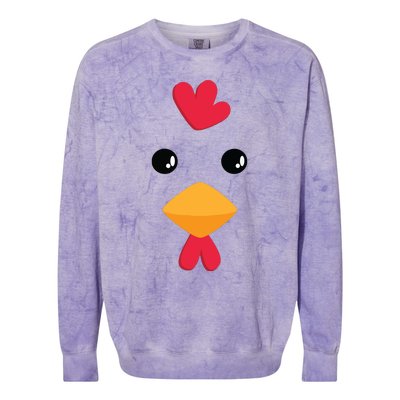 Chicken Halloween Costume Colorblast Crewneck Sweatshirt