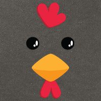 Chicken Halloween Costume Cotton Canvas Backpack