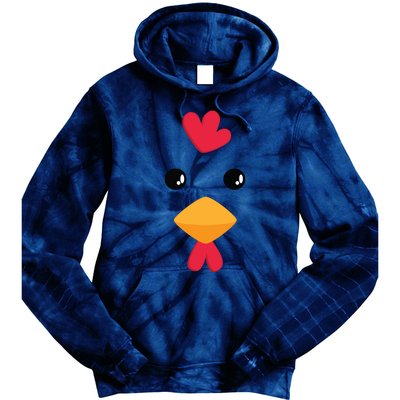 Chicken Halloween Costume Tie Dye Hoodie