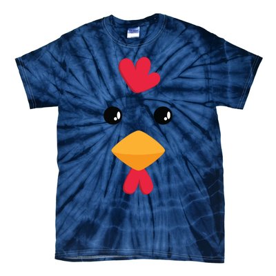 Chicken Halloween Costume Tie-Dye T-Shirt