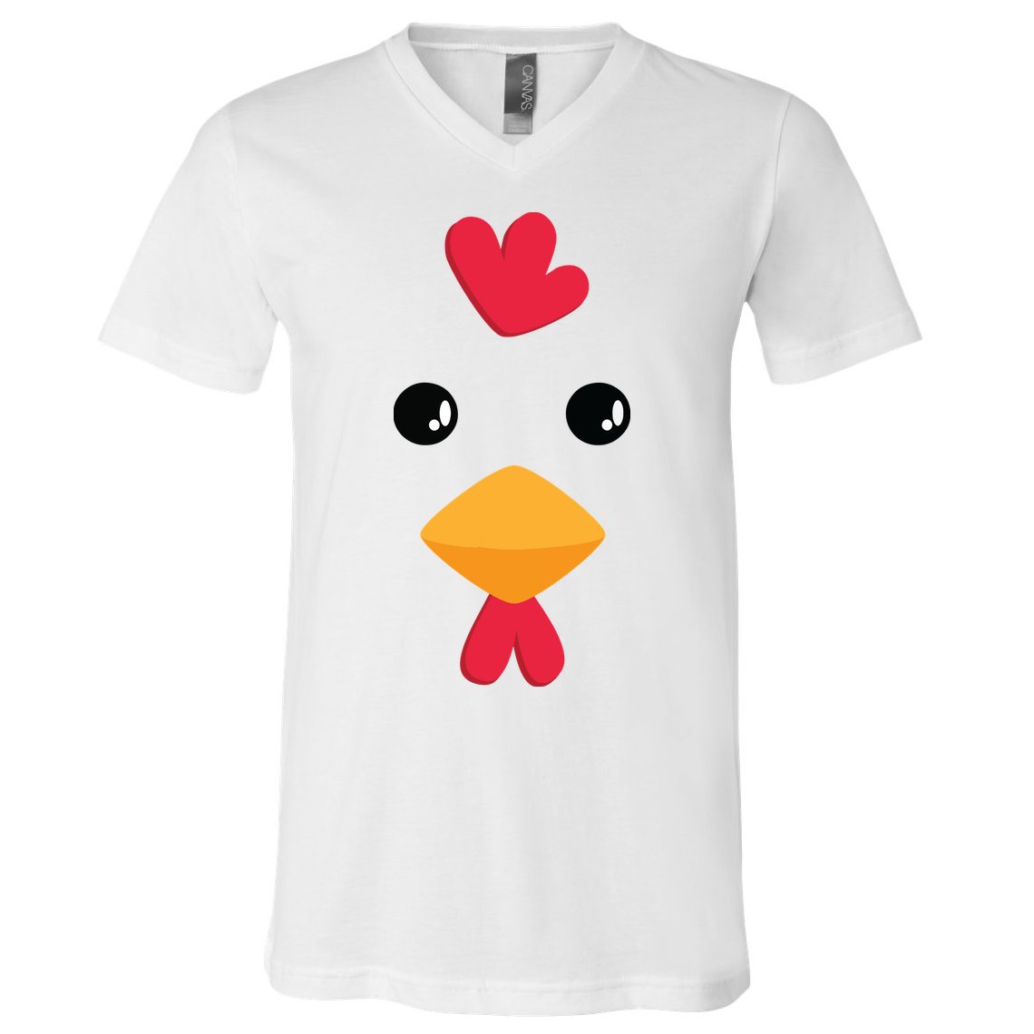 Chicken Halloween Costume V-Neck T-Shirt