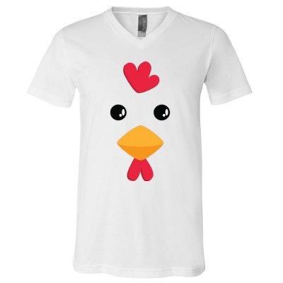 Chicken Halloween Costume V-Neck T-Shirt