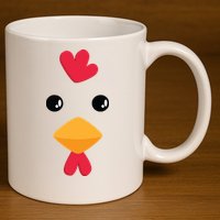 Chicken Halloween Costume 11oz C Handle Ceramic Mug