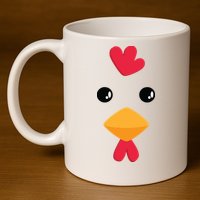 Chicken Halloween Costume 11oz C Handle Ceramic Mug