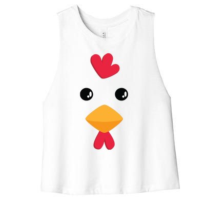 Chicken Halloween Costume Women's Racerback Cropped Tank