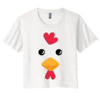 Chicken Halloween Costume Women's Crop Top Tee
