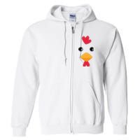 Chicken Halloween Costume Full Zip Hoodie