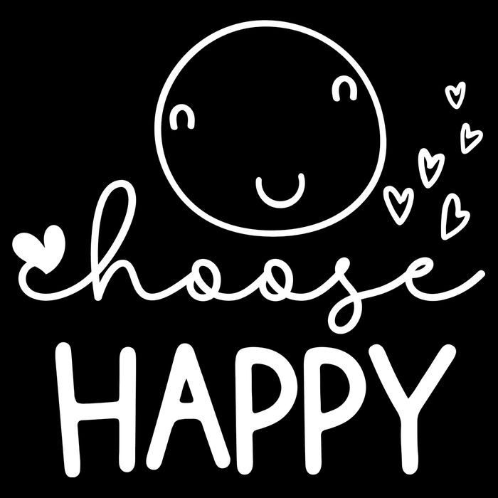 Choose Happy Cute Smile Face Apron