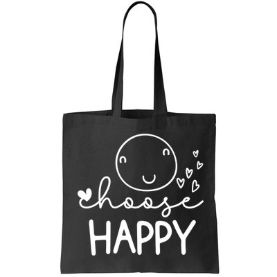 Choose Happy Cute Smile Face Bag