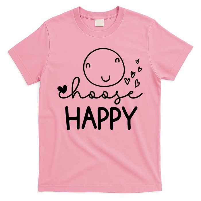 Choose Happy Cute Smile Face T-Shirt