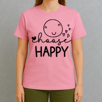 Choose Happy Cute Smile Face T-Shirt